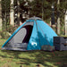 Cort de camping cupolă pentru 4 persoane, albastru, impermeabil - WALTI WALTI