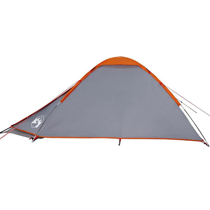 Cort de camping pentru 4 persoane, gri/portocaliu, impermeabil - WALTI WALTI