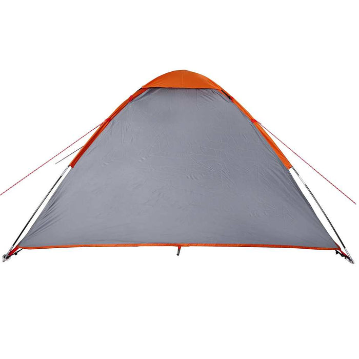Cort de camping pentru 4 persoane, gri/portocaliu, impermeabil - WALTI WALTI