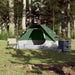 Cort de camping cupolă pentru 2 persoane, verde, impermeabil - WALTI WALTI