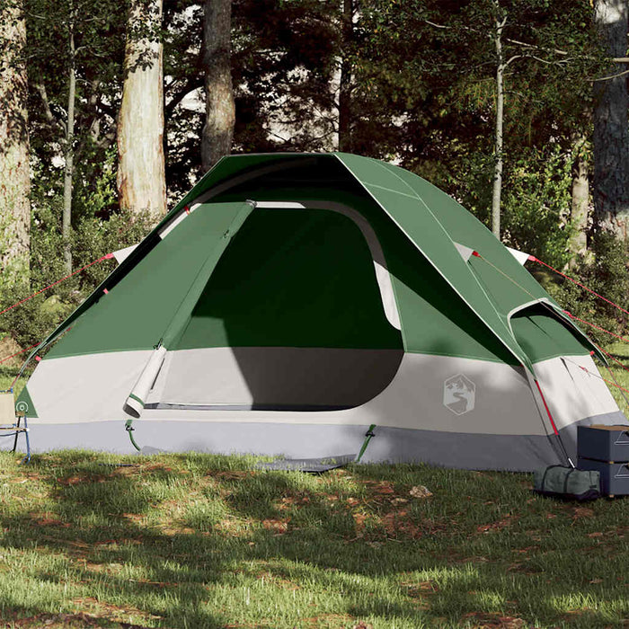 Cort de camping cupolă pentru 2 persoane, verde, impermeabil - WALTI WALTI