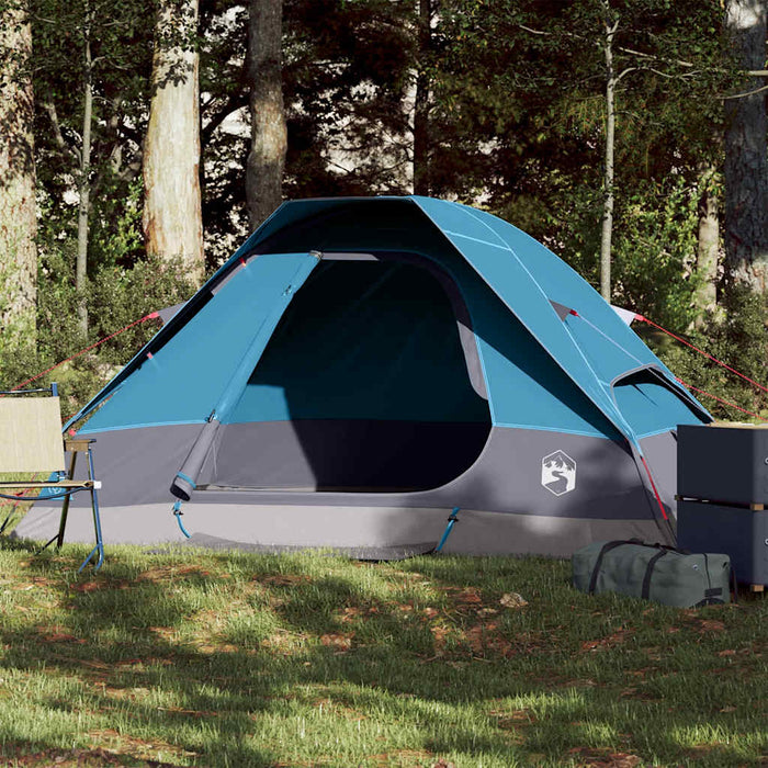 Cort de camping cupolă pentru 2 persoane, albastru, impermeabil - WALTI WALTI