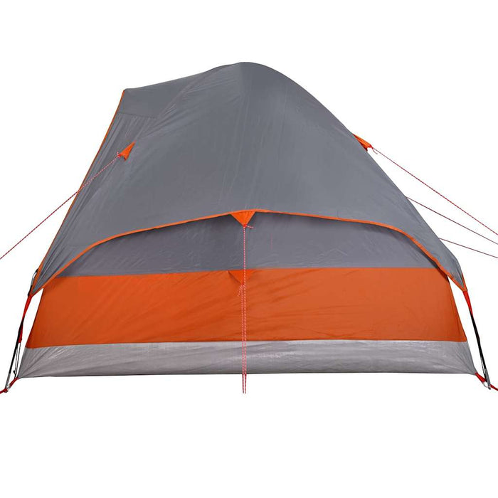 Cort de camping pentru 2 persoane, gri/portocaliu, impermeabil - WALTI WALTI