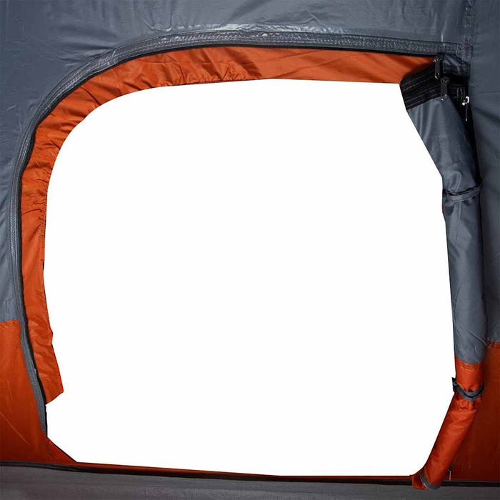 Cort de camping pentru 2 persoane, gri/portocaliu, impermeabil - WALTI WALTI