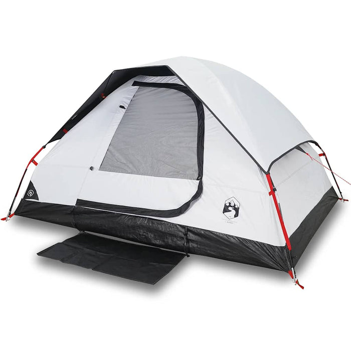 Cort camping cupolă 2 persoane alb, țesătură opacă, impermeabil - WALTI WALTI