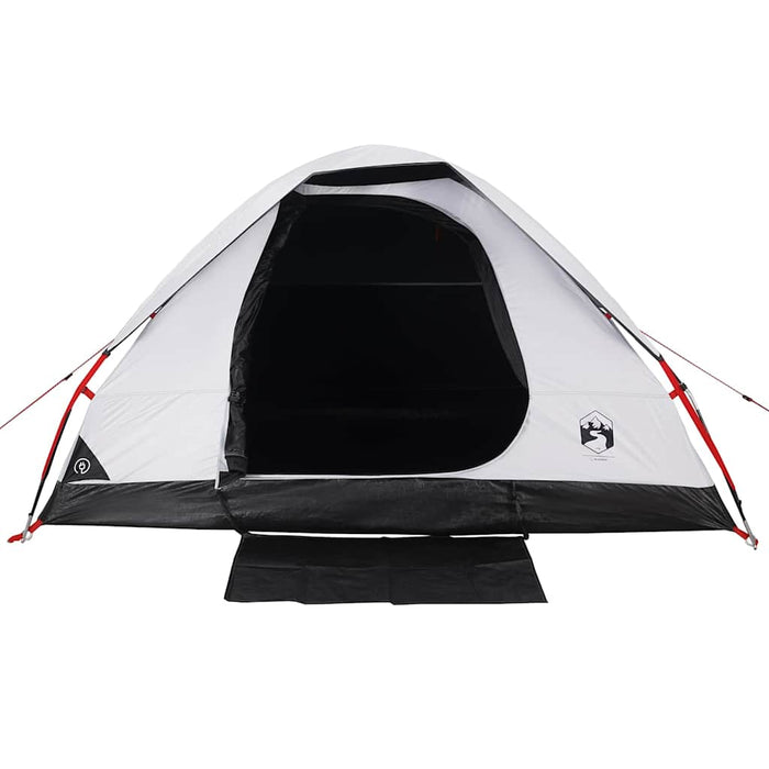 Cort camping cupolă 2 persoane alb, țesătură opacă, impermeabil - WALTI WALTI