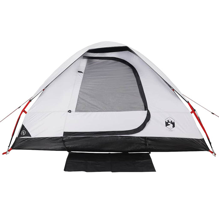 Cort camping cupolă 2 persoane alb, țesătură opacă, impermeabil - WALTI WALTI
