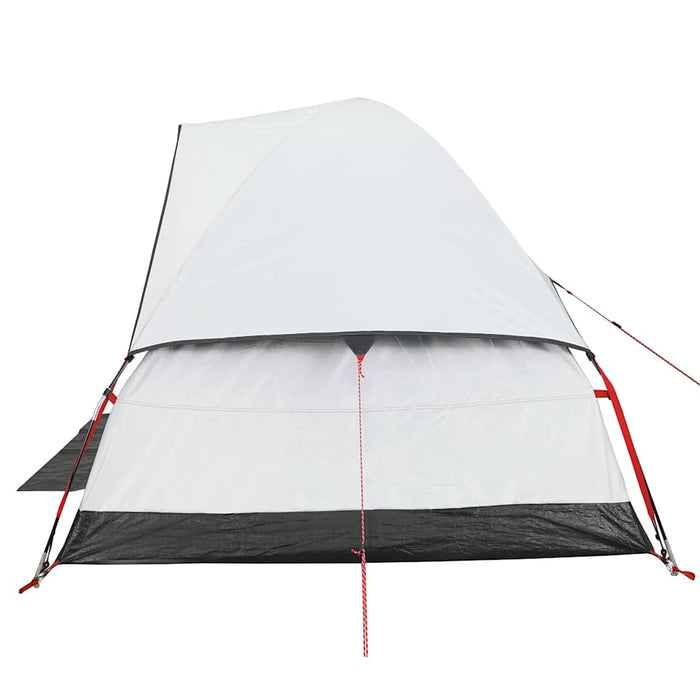 Cort camping cupolă 2 persoane alb, țesătură opacă, impermeabil - WALTI WALTI