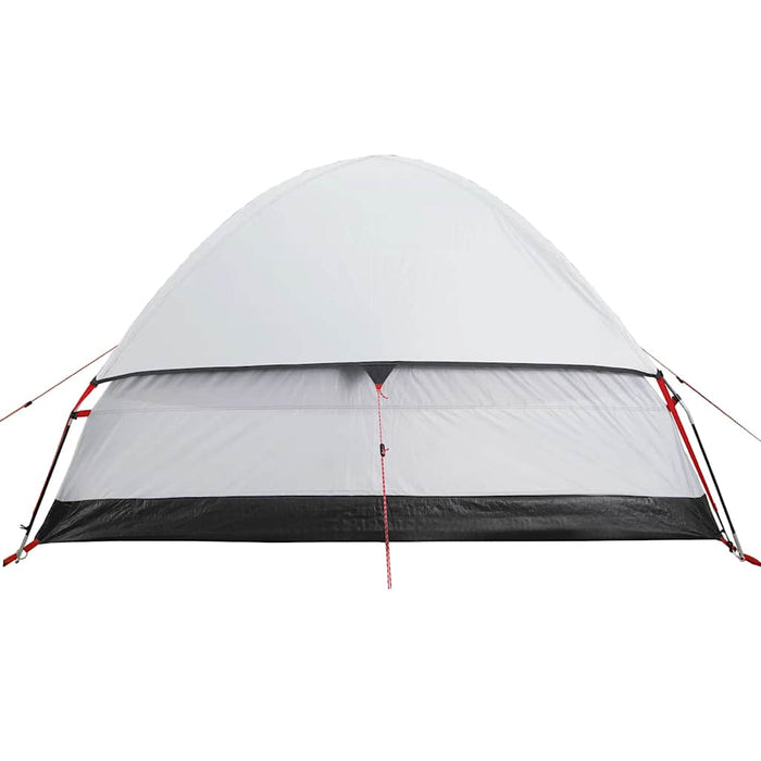 Cort camping cupolă 2 persoane alb, țesătură opacă, impermeabil - WALTI WALTI
