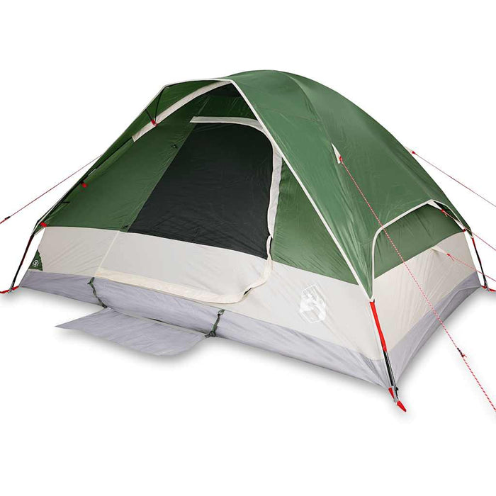 Cort de camping cupolă pentru 4 persoane, verde, impermeabil - WALTI WALTI