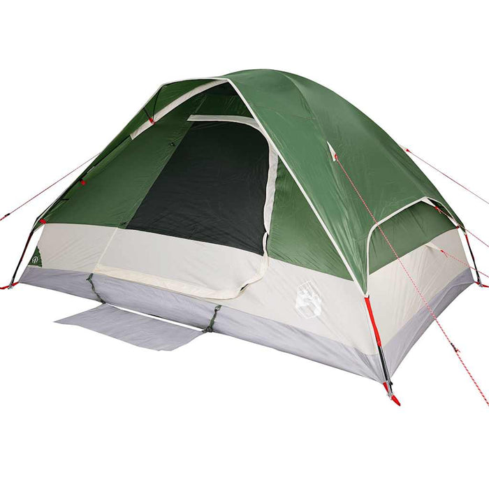 Cort de camping cupolă pentru 4 persoane, verde, impermeabil - WALTI WALTI