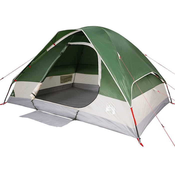 Cort de camping cupolă pentru 4 persoane, verde, impermeabil - WALTI WALTI