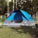 Cort de camping cupolă pentru 4 persoane, albastru, impermeabil - WALTI WALTI