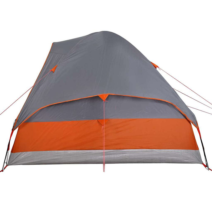 Cort de camping pentru 4 persoane, gri/portocaliu, impermeabil - WALTI WALTI