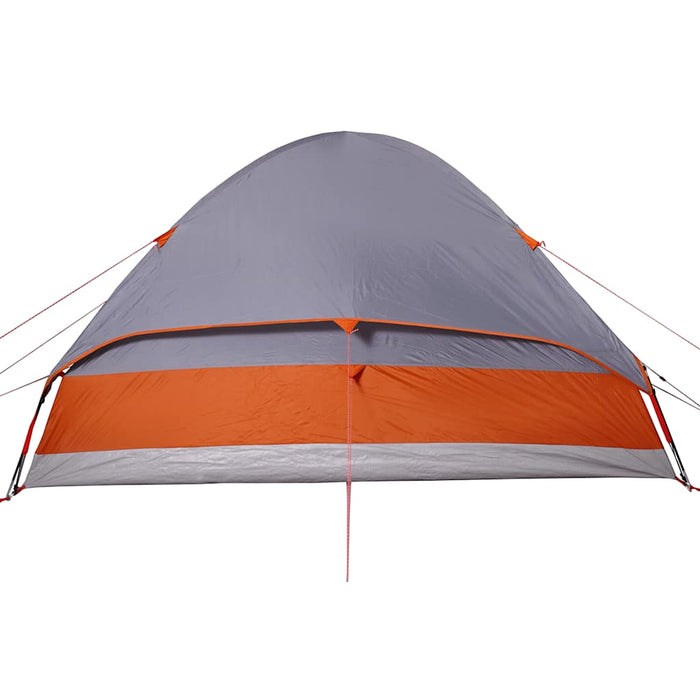 Cort de camping pentru 4 persoane, gri/portocaliu, impermeabil - WALTI WALTI