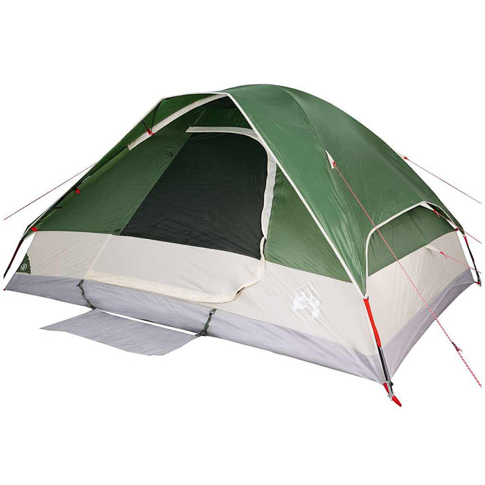 Cort de camping cupolă pentru 6 persoane, verde, impermeabil - WALTI WALTI