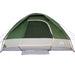 Cort de camping cupolă pentru 6 persoane, verde, impermeabil - WALTI WALTI