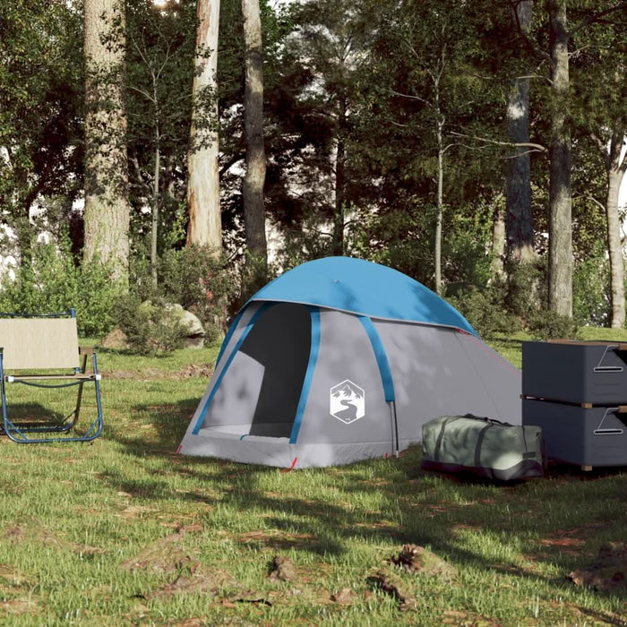 Cort de camping cupolă pentru 1 persoană, albastru, impermeabil - WALTI WALTI