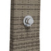 Duș de exterior, gri, 55x60x224 cm, poliratan și lemn acacia - WALTI WALTI