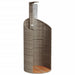 Duș de exterior, gri, 100x100x241,5 cm, poliratan/lemn acacia - WALTI WALTI