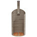 Duș de exterior, gri, 100x100x241,5 cm, poliratan/lemn acacia - WALTI WALTI