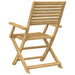 Scaune grădină pliante 2 buc 54,5x61,5x86,5cm lemn masiv acacia - WALTI WALTI
