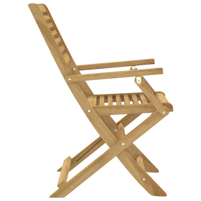 Scaune grădină pliante 4 buc 54,5x61,5x86,5cm lemn masiv acacia - WALTI WALTI