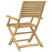 Scaune grădină pliante 4 buc 54,5x61,5x86,5cm lemn masiv acacia - WALTI WALTI
