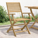 Scaune grădină pliante 4 buc 54,5x61,5x86,5cm lemn masiv acacia - WALTI WALTI