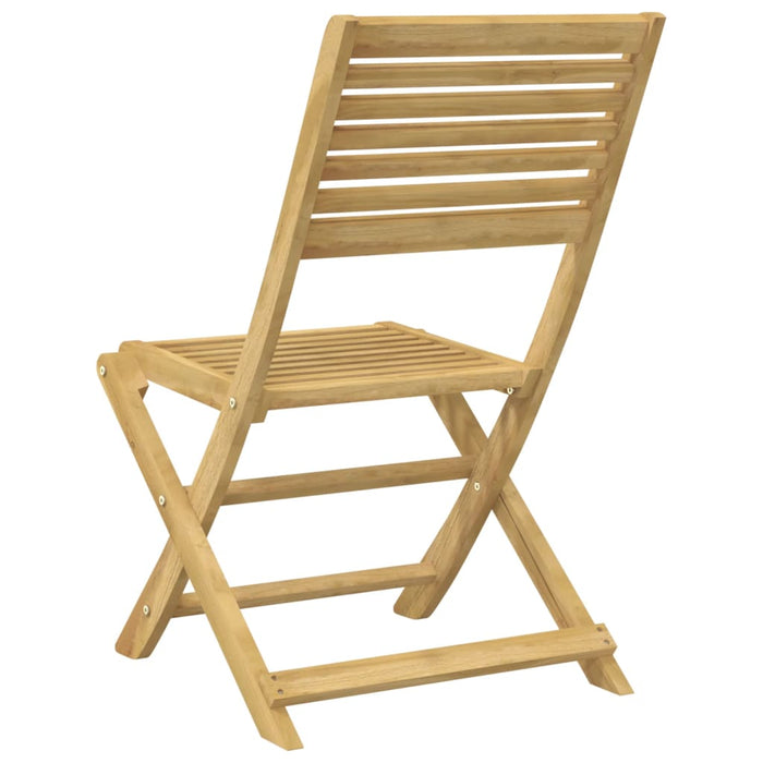 Scaune grădină pliante 2 buc. 48,5x61,5x87 cm lemn masiv acacia - WALTI WALTI