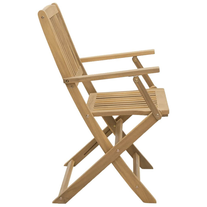 Scaune grădină pliante 2 buc. 54x61x88 cm lemn masiv acacia WALTI