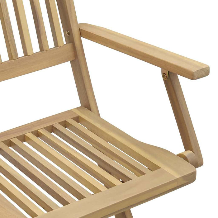 Scaune grădină pliante 4 buc. 54x61x88 cm lemn masiv acacia WALTI