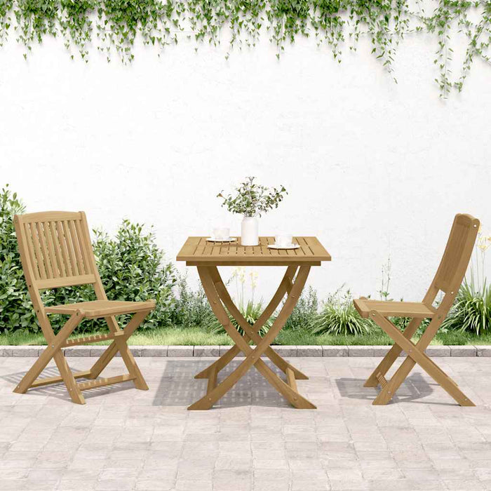 Scaune grădină pliante 2 buc. 44x50x88 cm lemn masiv acacia WALTI