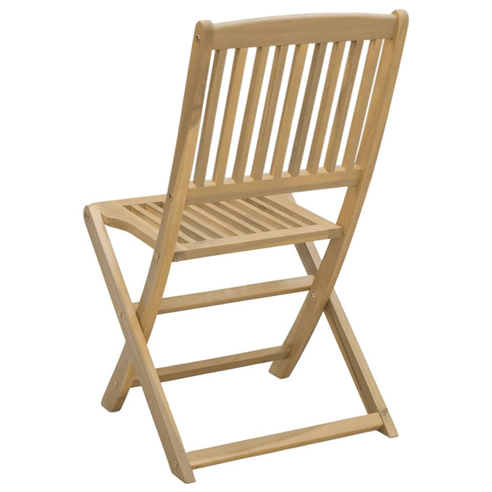 Scaune grădină pliante 2 buc. 44x50x88 cm lemn masiv acacia WALTI