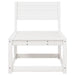 Canapea de grădină, alb, lemn masiv de pin - WALTI WALTI