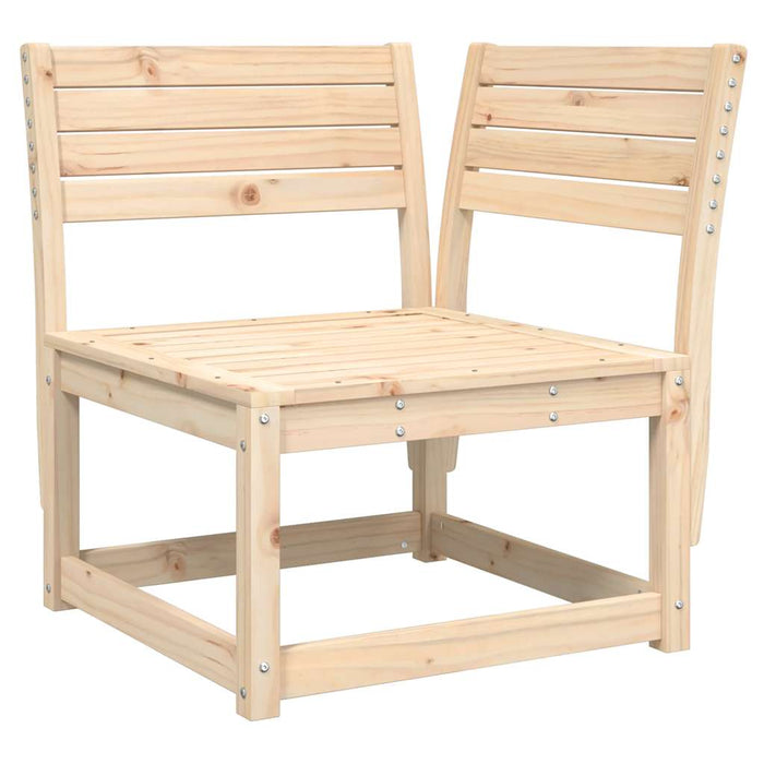 Canapea colțar de grădină cu perne, 73x73x78 cm lemn masiv pin WALTI