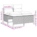 Set mobilier de grădină cu perne, 4 piese, negru, poliratan - WALTI WALTI