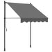 Copertină retractabilă, antracit, 150x150 cm, țesătură și oțel - WALTI WALTI