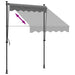 Copertină retractabilă, antracit, 150x150 cm, țesătură și oțel - WALTI WALTI