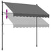 Copertină retractabilă, antracit, 250x150 cm, țesătură și oțel - WALTI WALTI