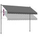 Copertină retractabilă, antracit, 350x150 cm, textil și oțel - WALTI WALTI