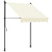 Copertină retractabilă, crem, 150x150 cm, țesătură și oțel - WALTI WALTI
