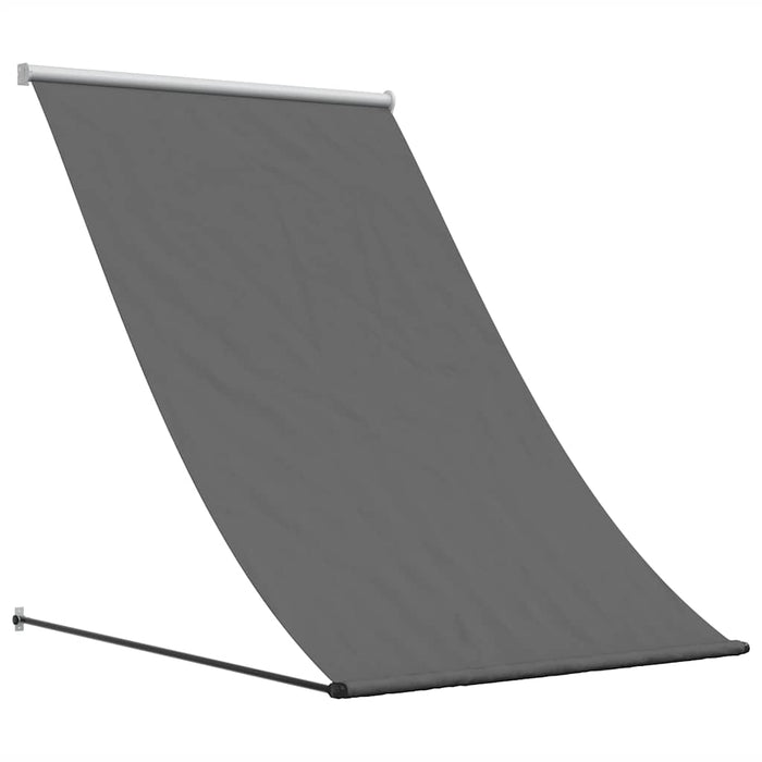 Copertină retractabilă, antracit, 100x150 cm, textil și oțel - WALTI WALTI