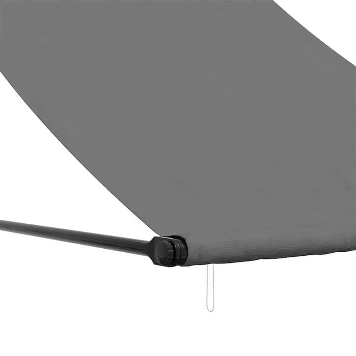 Copertină retractabilă, antracit, 100x150 cm, textil și oțel - WALTI WALTI