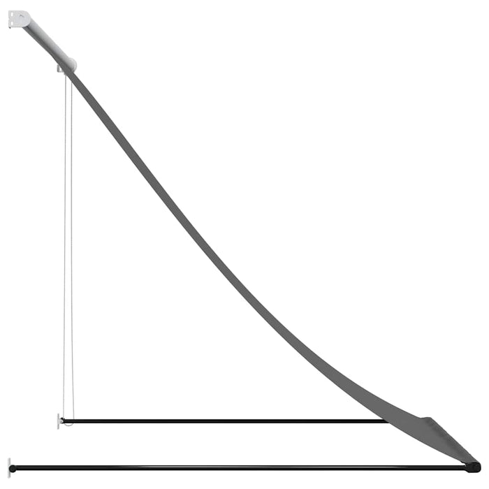 Copertină retractabilă, antracit, 150x150 cm, țesătură și oțel - WALTI WALTI
