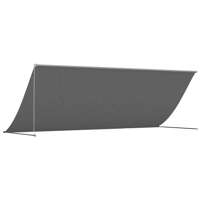 Copertină retractabilă, antracit, 350x150 cm, textil și oțel - WALTI WALTI