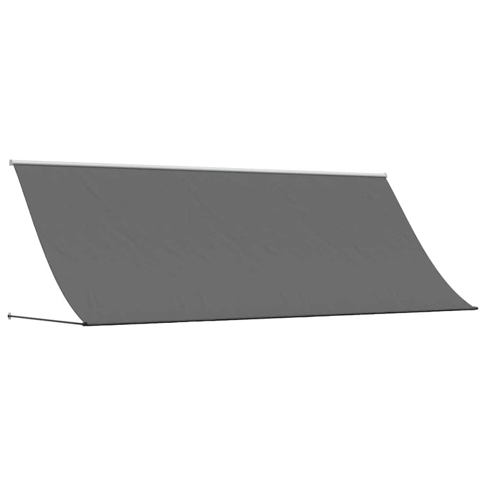 Copertină retractabilă, antracit, 400x150 cm, textil și oțel - WALTI WALTI