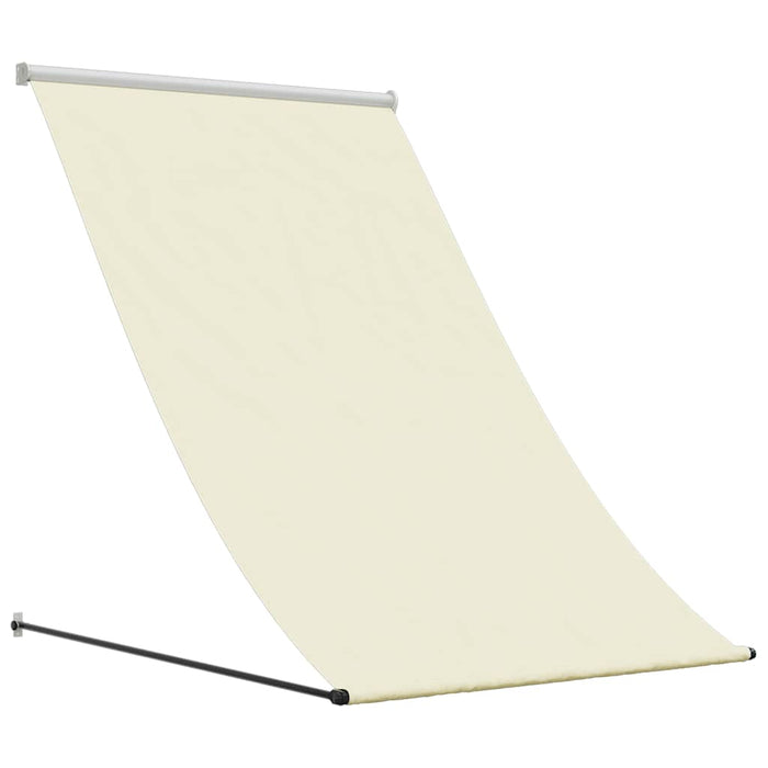 Copertină retractabilă, crem, 100x150 cm, țesătură și oțel - WALTI WALTI