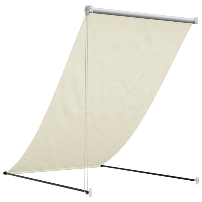 Copertină retractabilă, crem, 150x150 cm, țesătură și oțel - WALTI WALTI