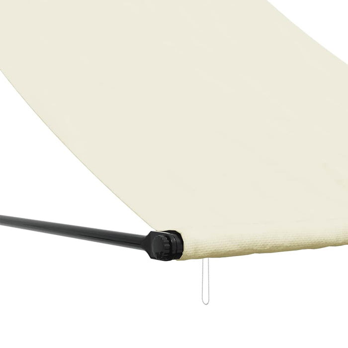 Copertină retractabilă, crem, 150x150 cm, țesătură și oțel - WALTI WALTI